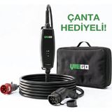 Viego 3532-496-0300 11 Kw / 22 Kw Taşınabilir Elektrikli Araç Şarj Istasyonu 3,7 Kw Dönüştürücülü