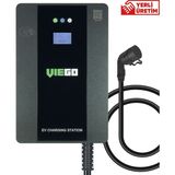 Viego Wallbox Şarj Istasyonu Ocpp, Wi-Fi, Mobil Uygulama, Ekran, Type2 22KW 5mt Şarj Kablolu 32A 380V Tüm Elektrikli ve Hibrid Araçlarla Uyumlu