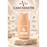 Viemore Cam Keratin Saç Düzleştirici Yoğun Krem 250 ml – Isıyla Aktif Formül, Pürüzsüz ve Parlak Görünüm, Tüm Saç Tipleri İçin