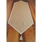 Viemso Dantel Kenarlı Jüt Runner 40X150 - Çok Renkli - genel