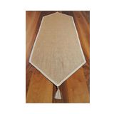 Viemso Dantel Kenarlı Jüt Runner 40x150