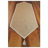 Viemso Dantel Kenarlı Jüt Runner 40x200cm