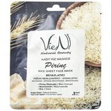 Vien Natural Beauty Pirinç Kağıt Yüz Maskesi Beyazlatıcı Aydınlatıcı 1 Adet