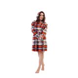VİENETTA 201005-8758 BAYAN BÜYÜK BEDEN KISA BROWN POLAR SABAHLIK BROWN 3 XL