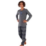 VIENETTA Erkek Çocuk Uzun Kol Gri Pijama Takımı C3T0N5O031 GRİ 9-10 YAŞ