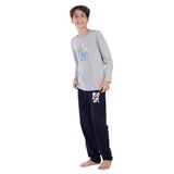 VIENETTA Erkek Çocuk Uzun Kol Gri Pijama Takımı C3T0N7O120 GRİ 7-8 YAŞ