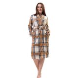VIENETTA Kadın Büyük Beden Brown Polar Sabahlık 201035-0063 BROWN 2 XL