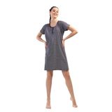 VIENETTA Kadın Kısa Kol Dress Blues Tunik 2C0T1N642 DRESS BLUES XL