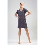 VİENETTA Kadın Kısa Kol Dress Blues Tunik 2c0t1n642