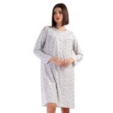 VIENETTA Kadın Uzun Kol Pembe Gecelik C5T7N3161 Pembe Xl