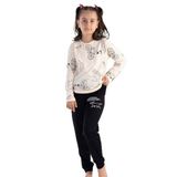 VIENETTA Kız Çocuk Uzun Kol Bej Pijama Takımı C3T0N3O118 BEJ 9-10 YAŞ