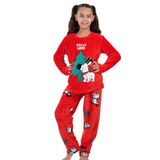 VIENETTA Kız Çocuk Welsoft Kırmzı Pijama Takım C3T0N4O023 KIRMIZI 9-10 YAŞ