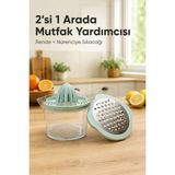 Vienev 2si 1 Arada Hazneli Mutfak Rendesi Ve Manuel Pratik Narenciye Sıkma Aparatı