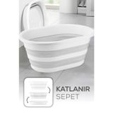 Vienev Akordiyon Katlanabilir Çamaşır Sepeti 25 Litre