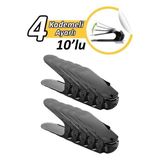 Vienev Ayarlı Siyah Ayakkabı Rampası 10'lu Set, Dekoratif ve Fonksiyonel Kullanım
