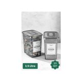 Vienev Etiketli 2li Strip Mega Boy Toz ve Tablet Deterjan Saklama Kutusu 2x(3,5 Litre) - 2 Adet