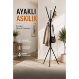 Vienev Modern Tripod Ayaklı Metal Askılık 160 cm