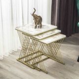 Vienna Sehpa, Gold Mermer