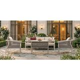 Vieno Home Garden Calisto Bahçe Balkon Oturma Grubu Krem