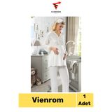 Vienrom #HamilePijamaTakımı Ekru Hamile Lohusa Pijama Takımı Günlük Kullanım Doğum Hamile Pijama Takımı