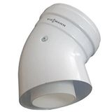 Viessmann 45 Derece Orijinal Kombi Baca Dirseği Beyaz