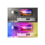 Viesteknoloji BİLGİSAYAR MASASA TELEVİZYON ARKASI FULL RGB KUMANDALI İÇ VE DIŞ MEKAN 5MT RGB ŞERİT LED