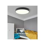 Viesteknoloji Modern 24w antrasit kasa 3200k gün ışığı led avize banyo balkon wc Armaturu
