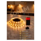 Viesteknoloji Modern led ışık ayna arkası tezgah alti dresuar altı dekoratif led ışık 1mt pilli led