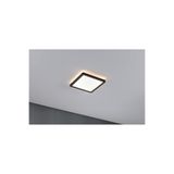 Viesteknoloji Tavana sıfır 24w siyah kasa gün ışığı 30x30 kare modern led avize banyo balkon ofis wc dekoratif aydınlatma