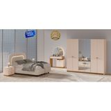 Vieva Selçuk Yatak odası takımı 6 Kapılı Gardırop 100% Mdf– Teslimat & Kurulum Dahil