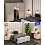 Vieva Seren Yatak odası takımı 6 Kapılı Gardırop 100% Mdf Teslimat & Kurulum Dahil