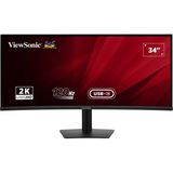 Viewsonic Vıewsonıc 34" IPS VA3420C 1ms 120HZ Hdmı-Dp Multimedya Kavisli Kurumsal Monitör 3440X1440 - 5 ms - 60 Hz