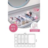 VİGENTİNO 13'lü Dolap İçi Çekmece İçi Takı Makyaj Düzenleyici Organizer