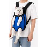 Vigi Store Kedi ve Köpek Ana Kucağı Fileli Taşıma Çantası –mavi