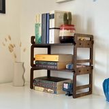 Vigo Wood Çok Amaçlı Raf Kitaplık-MK40 - Ceviz