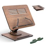 Vigo Wood - DYKOS Yükseklik Ayarlanabilir Katlanabilir 360º Dönebilen Kitap Okuma ve Laptop Standı