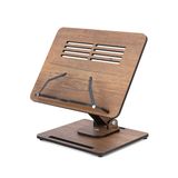 Vigo Wood Kitap Okuma Standı Yükseklik Ayarlanabilir Katlanabilir 360º Dönebilen Laptop Standı