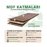 Vigo Wood - LS051 Minderli Eğim Ayarlanabilir Mousepadli Laptop Sehpası - 1 GB