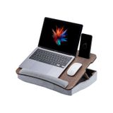 Vigo Wood Minderli Eğim Ayarlanabilir Laptop Sehpası Koyu Ceviz