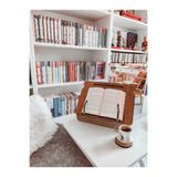 Vigo Wood Minderli Kitap Tutucu Yatakta Kitap Okuma Standı Laptop Tutucu Tablet Tutucu