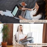 Vigo Wood - Minderli Laptop Sehpası 13" Ve 15.6"