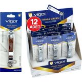 Vigor Tırnak Makası Büyük Düz Standlı V-523