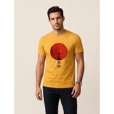 Vigoss Jeans Vıgoss Actıon Baskılı Erkek T-Shırt 62519-30010 - Hardal