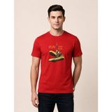 Vigoss Jeans Vıgoss Actıon Baskılı Erkek T-Shırt 62643-30005 - Kırmızı