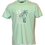 Vigoss Jeans Vıgoss Actıon Baskılı Erkek T-Shırt 62646-30005 - Mint - 2XL