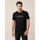 Vigoss Jeans Vıgoss Actıon Baskılı Erkek T-Shırt 62803-03370 - Siyah - XL