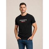 Vigoss Jeans Vıgoss Actıon Baskılı Erkek T-Shırt 62810-03370 - Siyah - M
