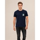 Vigoss Jeans Vıgoss Actıon Baskılı Erkek T-Shırt 62813-03370 - Lacivert - M