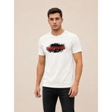 Vigoss Jeans Vıgoss Actıon Baskılı Erkek T-Shırt 62918-03370 - Beyaz - 2XL