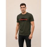 Vigoss Jeans Vıgoss Actıon Baskılı Erkek T-Shırt 62918-03370 - Haki - 2XL